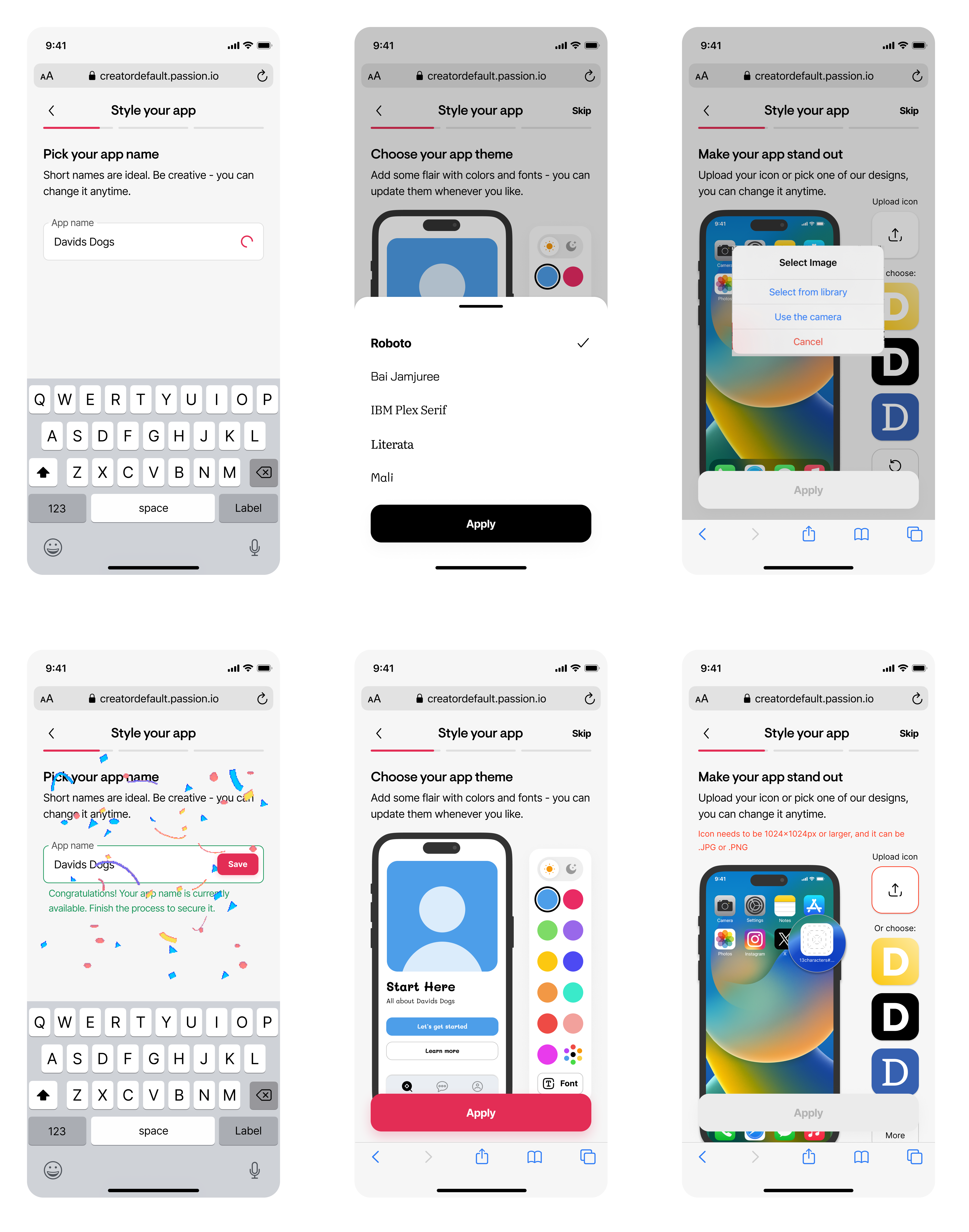 Diagram of the old, confusing onboarding flow